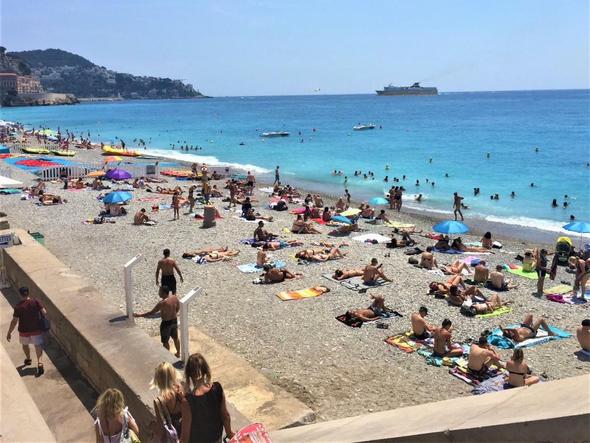 Beachfront Apartment Promenade Des Anglais Nice Exterior foto